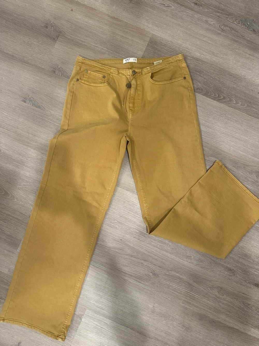 Low Waist Wide-Leg String Denim - Picture 5 of 6